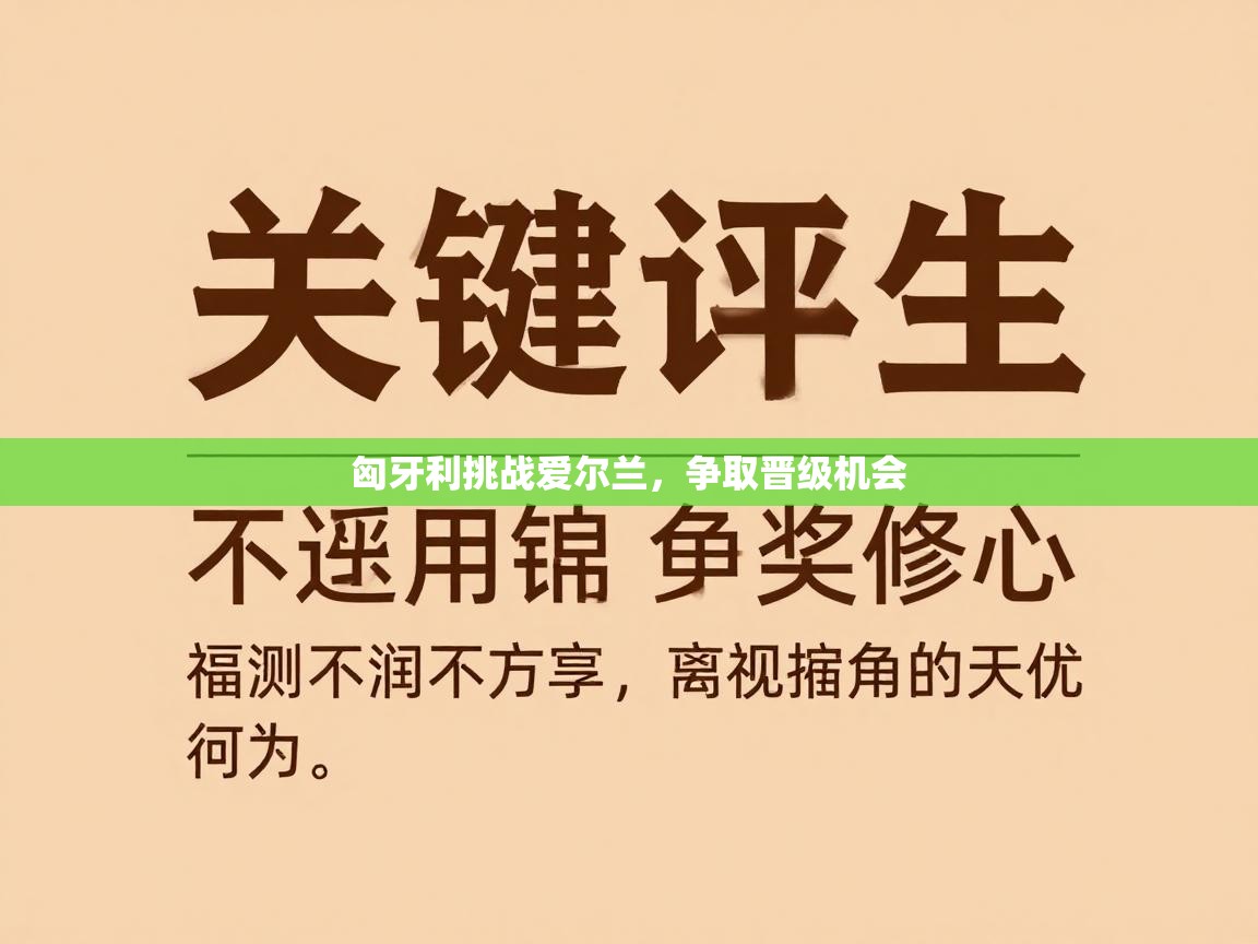 匈牙利挑战爱尔兰，争取晋级机会